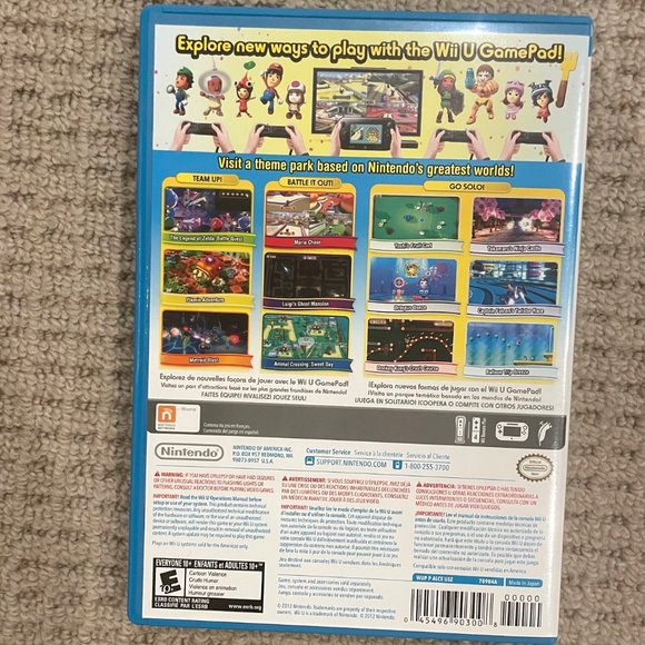 Nintendo Land || Wii U Video Game - Picture 2 of 3